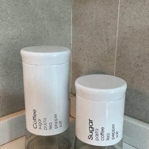 Set de Frascos Blanco