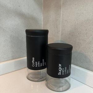 Set de Frascos Negro