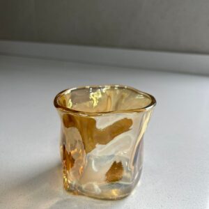 Vaso Formas Dorado