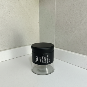 Frasco de Vidrio Te Negro